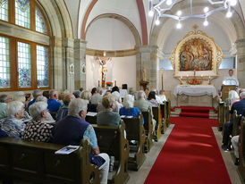 100 Jahrfeier Weingartenkapelle in Naumburg mit Bischof Dr. Michael Gerber (Foto. Karl-Franz Thiede)